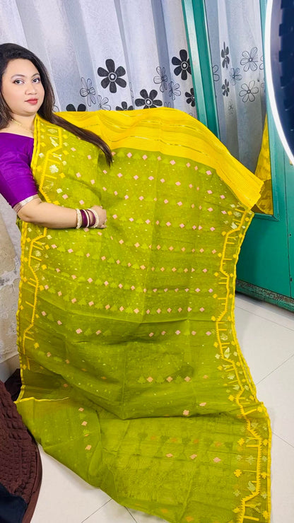 60/80 Count Premium Jamdani Saree