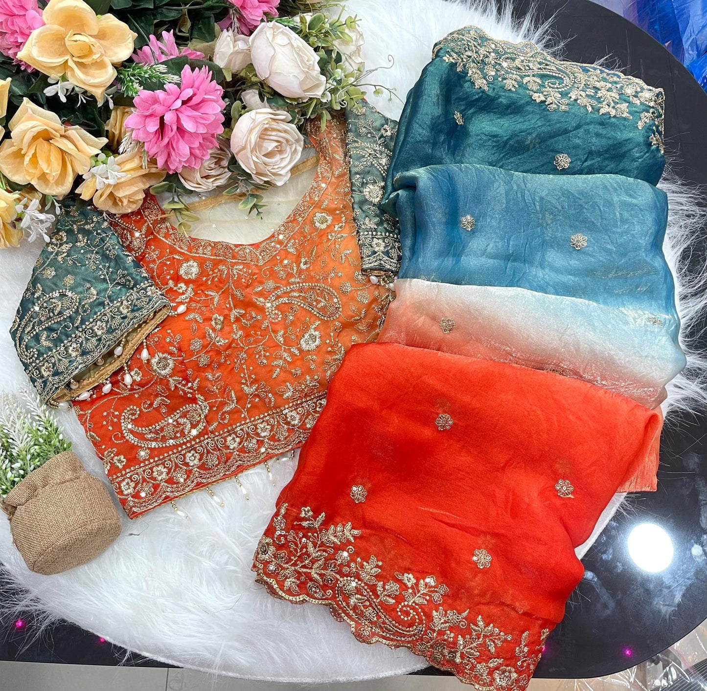অরিজিনাল ইন্ডিয়ান শাড়ি