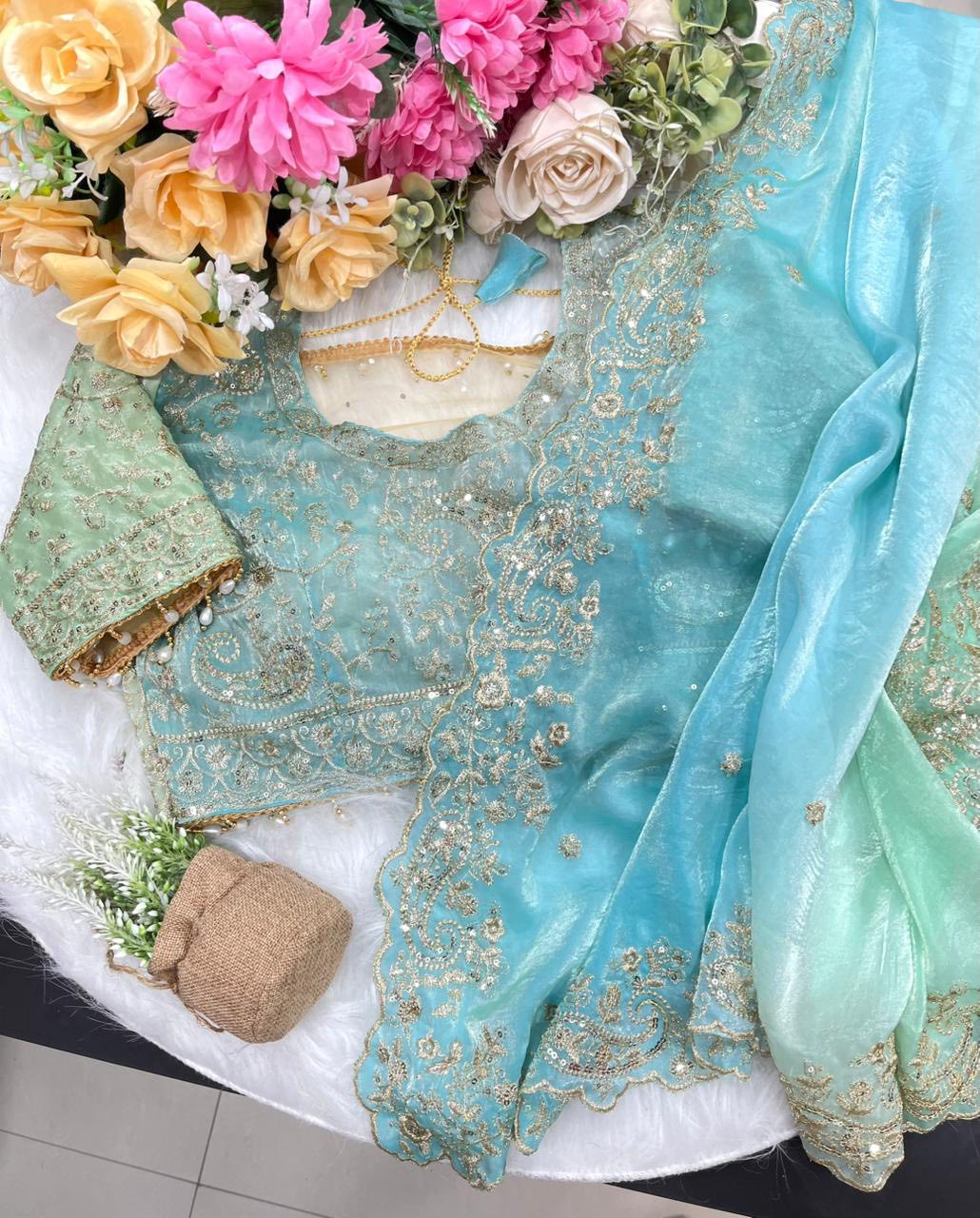 অরিজিনাল ইন্ডিয়ান শাড়ি