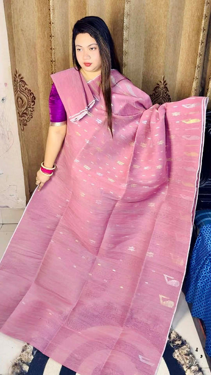 প্রিমিয়াম ৪০/৬০ কাউন্ট অরিজিনাল ঢাকাই জামদানি শাড়ি