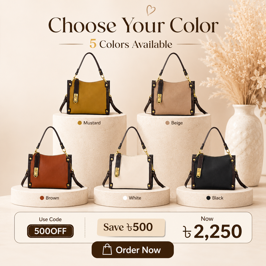 Elegant Mini Shoulder Bag for Women – 5 Color Options