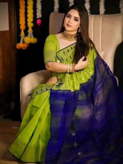 এক্সক্লুসিভ ৫৫ কাউন্ট অরিজিনাল ঢাকাই জামদানি শাড়ি