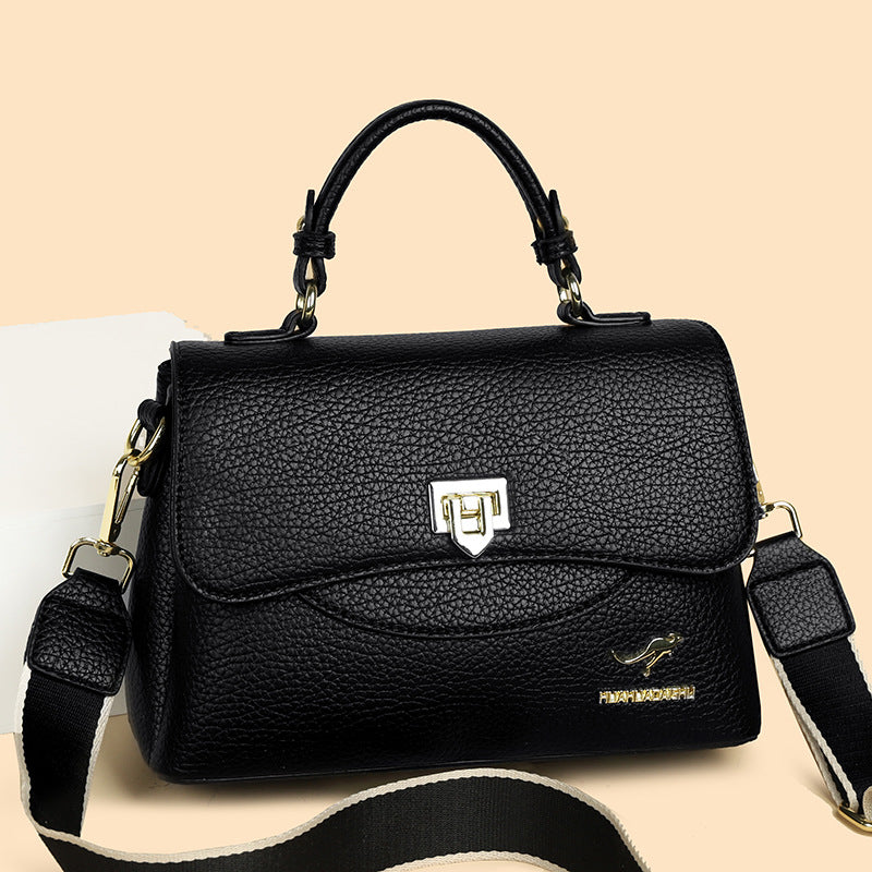 Premium Black Textured Handbag for Women - প্রিমিয়াম ব্ল্যাক টেক্সচার্ড হ্যান্ডব্যাগ ফর উইমেন